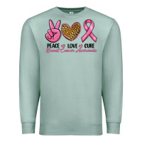 Seafoam peace love cure Premium Sweatshirt - RanaPortraitStore