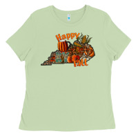 Matcha happy fall Ladies Tee - CowhideDigitalArt