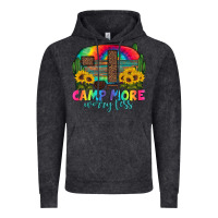 Vintage Black camp more worry less with caravan Vintage Hoodie - Artiststas