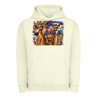 4th Of July Highland Cattle Urban Hoodie | Teevron