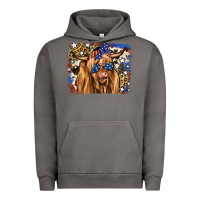 Pigment Tornado 4th of July Highland Cattle Urban Hoodie - RanaPortraitStore