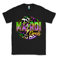 Black mardi gras lightning Classic Tee - FaDigitalArtStudio