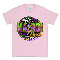 Bubblegum Pink mardi gras lightning Classic Tee - FaDigitalArtStudio