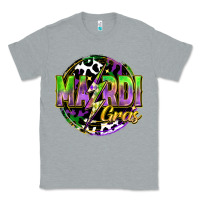 Heather Grey mardi gras lightning Classic Tee - FaDigitalArtStudio