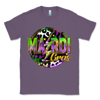 Lavender mardi gras lightning Classic Tee - FaDigitalArtStudio