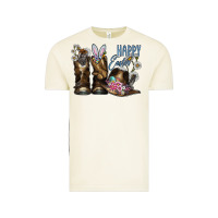 Vintage Arctic Happy Easter Vintage Tee - CowhideDigitalArt