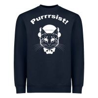 Navy Purrrsist Heavyweight Sweatshirt - Bettercallsaul