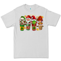 Dove Grey christmas coffee cups gnomies Premium Tee - FaDigitalArtStudio