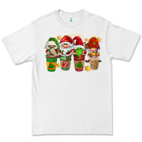 White christmas coffee cups gnomies Premium Tee - FaDigitalArtStudio