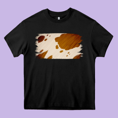 Cowhide Lightbrown Heavy Core Tee Designed By Jasminsmagicworld