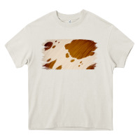 Cream Cowhide Lightbrown Heavy Core Tee - Jasminsmagicworld