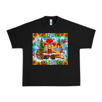 Black Christmas cowboy gnome Urban Heavy Tee - CowhideDigitalArt