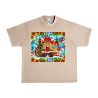 French Oak Christmas cowboy gnome Urban Heavy Tee - CowhideDigitalArt