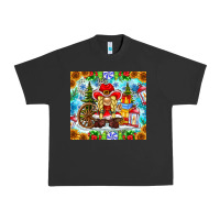 Pigment Black Christmas cowboy gnome Urban Heavy Tee - CowhideDigitalArt