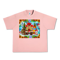Salmon Christmas cowboy gnome Urban Heavy Tee - CowhideDigitalArt