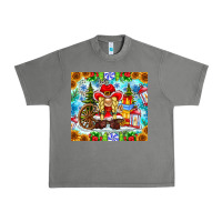 Tornado Christmas cowboy gnome Urban Heavy Tee - CowhideDigitalArt
