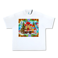 White Christmas cowboy gnome Urban Heavy Tee - CowhideDigitalArt
