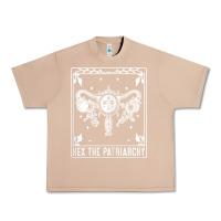 Burro womens hex the patriarchy uterus tarot card halloween feminist t shirt Urban Heavy Tee - maiPhamDesign