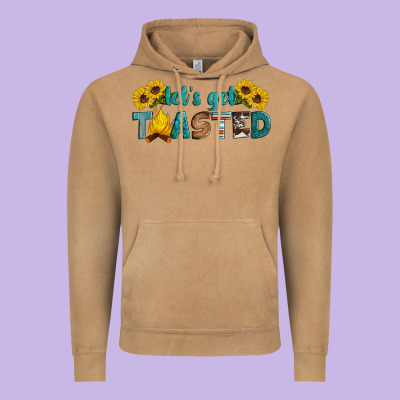 Let's Get Toasted Vintage Hoodie Designed By Artiststas