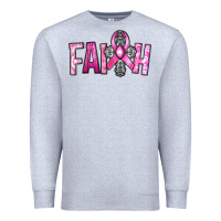 Heather Grey horseshoe with roses and cross Premium Sweatshirt - RanaPortraitStore
