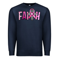 Navy horseshoe with roses and cross Premium Sweatshirt - RanaPortraitStore