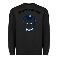 Black Purrrsist Heavyweight Sweatshirt - Bettercallsaul