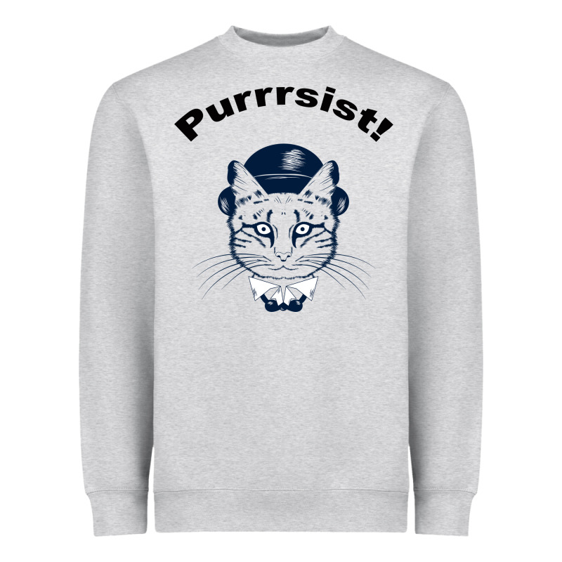 Purrrsist Heavyweight Sweatshirt by Bettercallsaul | Teevron