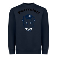 Navy Purrrsist Heavyweight Sweatshirt - Bettercallsaul