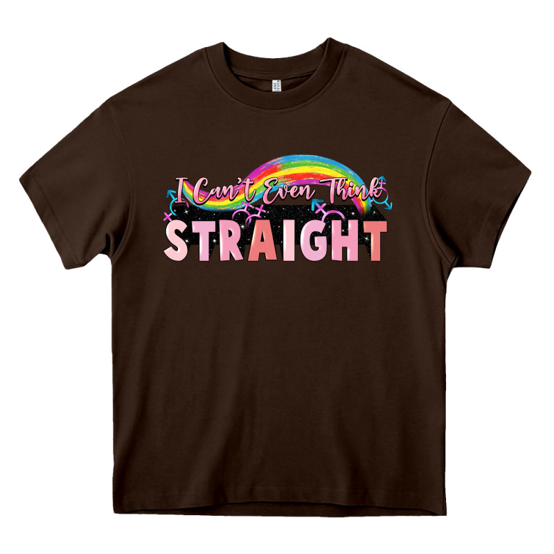 I Cant Ever Think Straight Heavy Core Tee by FaDigitalArtStudio | Teevron