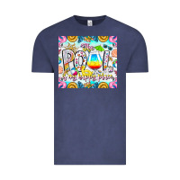 Vintage Denim The Pool Is My Happy Place Vintage Tee - CowhideDigitalArt