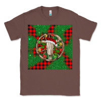 Chestnut Christmas bull skull Classic Tee - BarkalooDesign