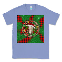 Colony Blue Christmas bull skull Classic Tee - BarkalooDesign
