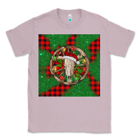 Lilac Christmas bull skull Classic Tee - BarkalooDesign