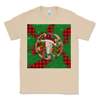 Mushroom Christmas bull skull Classic Tee - BarkalooDesign