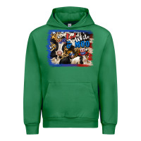 Emerald Red White Moo Heifers Urban Hoodie - RanaPortraitStore