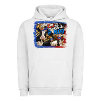 Pigment Lunar Rock Red White Moo Heifers Urban Hoodie - RanaPortraitStore