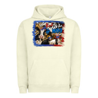 Pigment Pistachio Red White Moo Heifers Urban Hoodie - RanaPortraitStore