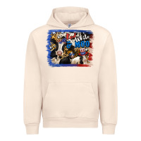 Sandshell Red White Moo Heifers Urban Hoodie - RanaPortraitStore