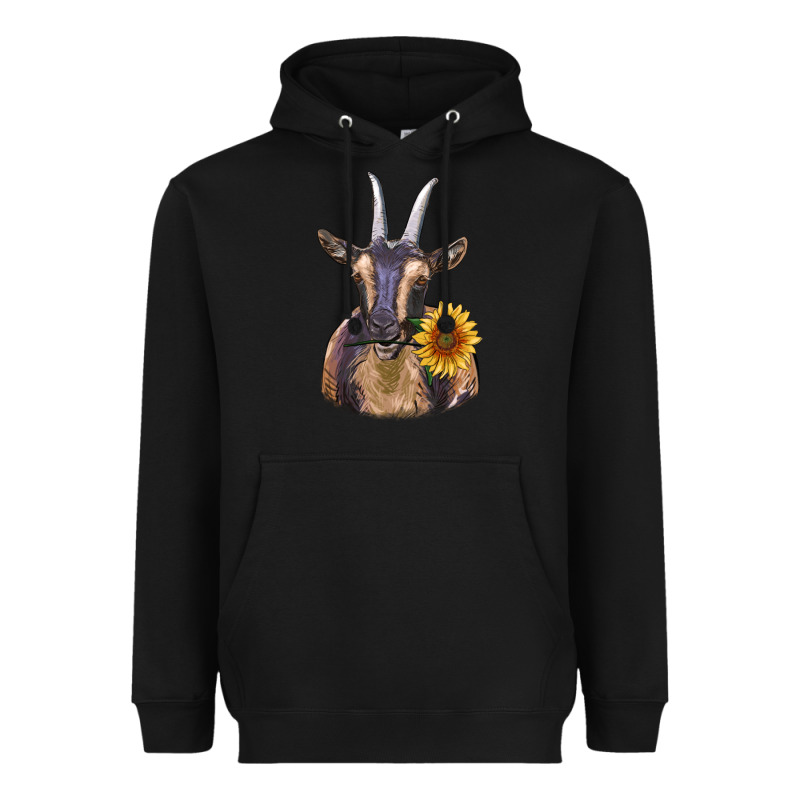 Dark Goat Heavyweight Hoodie by RanaPortraitStore | Teevron