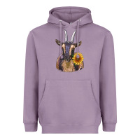 Lavender dark goat Heavyweight Hoodie - RanaPortraitStore