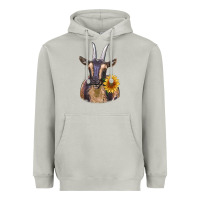 Moon Dust dark goat Heavyweight Hoodie - RanaPortraitStore