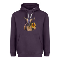 Plum dark goat Heavyweight Hoodie - RanaPortraitStore