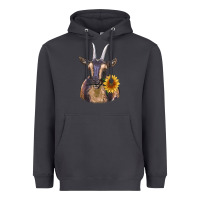Smoke dark goat Heavyweight Hoodie - RanaPortraitStore