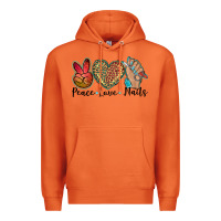 Carrot peace love nails Premium Hoodie - BarkalooDesign