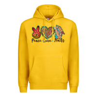 Lemon peace love nails Premium Hoodie - BarkalooDesign