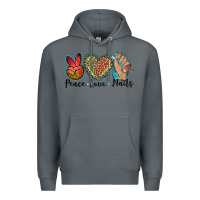 Rock peace love nails Premium Hoodie - BarkalooDesign
