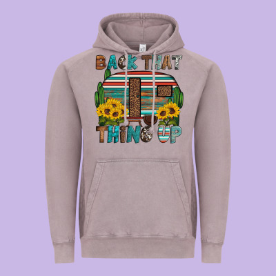 Back That Thing Up Vintage Hoodie Designed By Artiststas