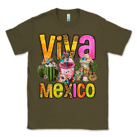 Army Green viva mexico mexican coffee cups Classic Tee - FaDigitalArtStudio