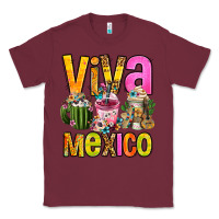 Burgundy viva mexico mexican coffee cups Classic Tee - FaDigitalArtStudio