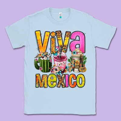 Viva Mexico Mexican Coffee Cups Classic Tee Designed By Fadigitalartstudio